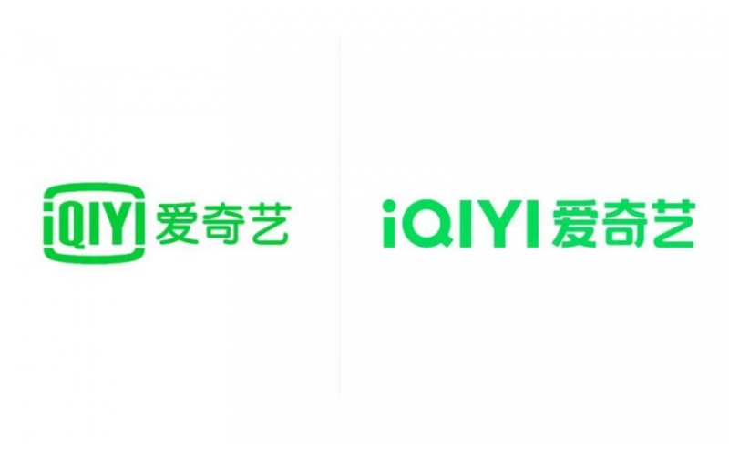 近日知名视频平台爱奇艺更新标志设计